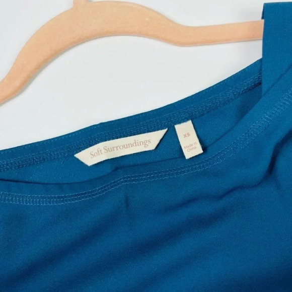 SOFT SURROUNDINGS Lisse Semi‎ Sheer Pullover Blouse - Picture 8 of 9